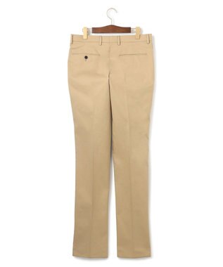 J.PRESS MEN 洗練されたデザインと機能性【ストレッチ】トリコチン ステムテーパード パンツ ベージュ系