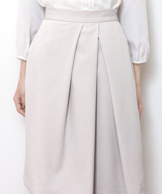 Tiaclasse 【ダブルクロス・洗える】アシメタックスカート グレージュ