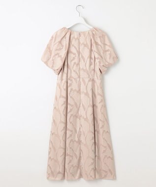 23区 L 【APPLAUDIR】シフォンカットジャガード ドレス ピンク系