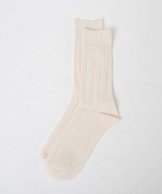 WEGO 無地リブソックス(R) ホワイト
