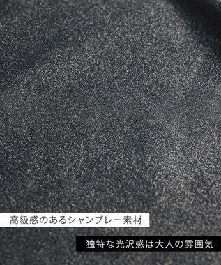 JOSEPH HOMME 【新素材】ライトラスターシャンブレー　ダウンベスト グレー系