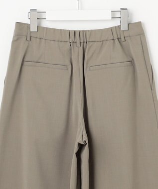 J.PRESS LADIES 【洗える】GORIAN TWILL クロップド パンツ モカカーキ系