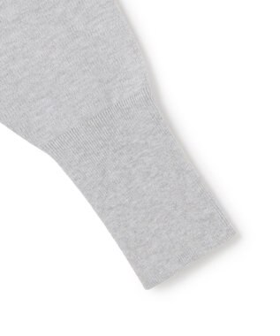 uncrave スウェットライクニット ヘンリーネックトップス TOPグレー