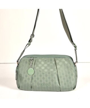 Y'SACCS Polka Dots ポシェット ライトグリーン