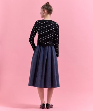 TOCCA RIBBON BLOOM カーディガン ブラック系