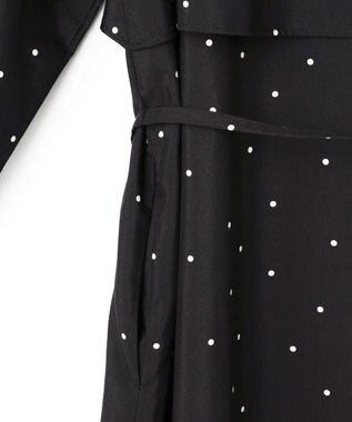 UNFILO L フライヨーク ワンピース ブラックドット