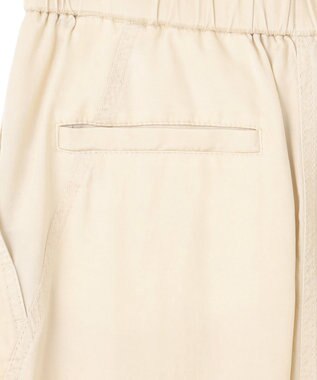 BEIGE， 【洗える】PAWPAW / ウエストリボンタックスカート Meringue