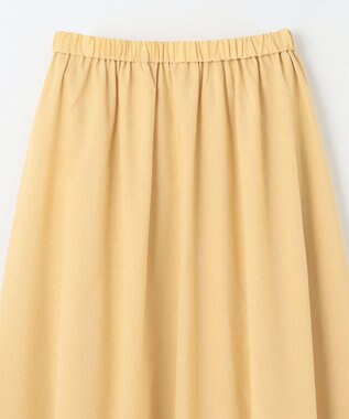 ANY 【大好評につき新色追加！/ウエストゴム】シャンブレーライクフレアスカート イエロー