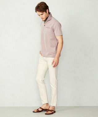 JOSEPH ABBOUD 【キングサイズ・オーガニックコットン】クールダディ ポロシャツ レッド系