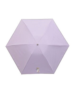 MOONBAT 【遮光率100％/遮熱/UV/軽量】POLO RALPH LAUREN（ポロ ラルフローレン）晴雨兼用日傘  ポロベア 折りたたみ傘 ラベンダー