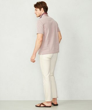 JOSEPH ABBOUD 【キングサイズ・オーガニックコットン】クールダディ ポロシャツ レッド系