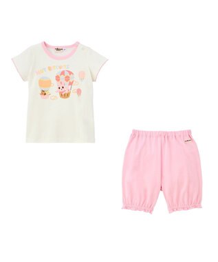 MIKI HOUSE HOT BISCUITS 【70-80cm】 キャビット Tシャツセット【BOX付き】 ピンク