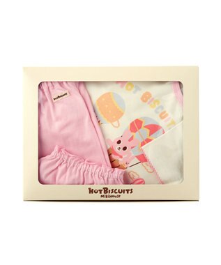 MIKI HOUSE HOT BISCUITS 【70-80cm】 キャビット Tシャツセット【BOX付き】 ピンク