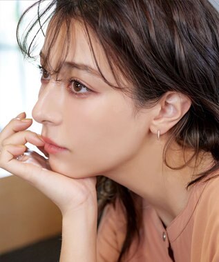 Tiaclasse 【金属アレルギー対応／選べる2種類】ラインピアス ピンクゴールドA