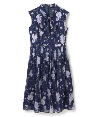 TOCCA 【洗える】MIMOSA IMPRESSION ドレス ネイビー系