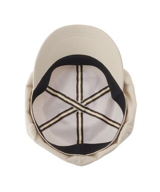 MOONBAT ポール & ジョー (PAUL & JOE ACCESSOIRES) ロゴプレート 無地 キャスケット ベージュ