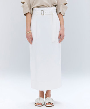 【洗える・Oggi ８月号掲載】NAVIGLIO / ベルト付きハイウエストデニムスカート
