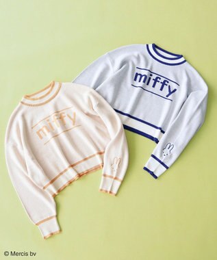 Green Parks Ｍｉｆｆｙ／配色ニットプルオーバー Yellow