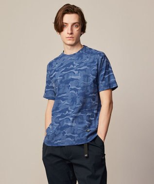 JOSEPH ABBOUD MOUNTAIN 【吸水速乾・男女兼用】カモフラジャガードTシャツ