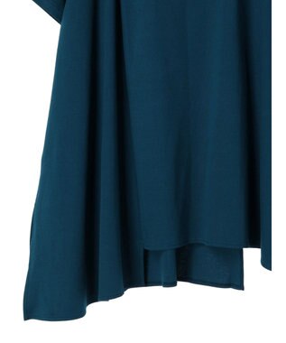 AMERICAN HOLIC キレイｃｏｔｔｏｎ切替ヘムカットチュニック Blue Green