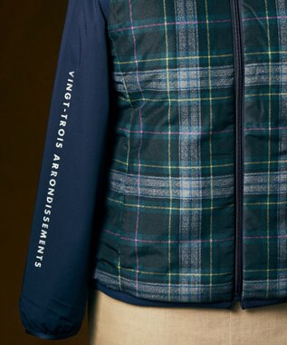 23区GOLF 【WOMEN】マルチウェイ ブルゾン＆リバーシブルベスト セットアイテム　気温の変化に対応 ネイビー系