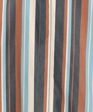 NAVE 【Nave 　洗える】ワイドストライプ ブラウス ネイビー系1