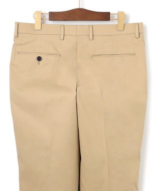 J.PRESS MEN 洗練されたデザインと機能性【ストレッチ】トリコチン ステムテーパード パンツ ベージュ系