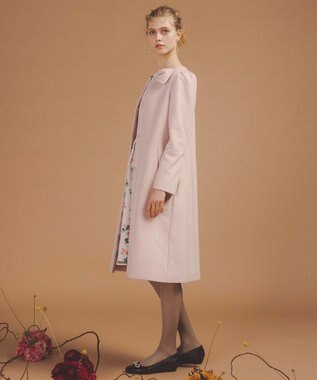 TOCCA 【消臭】IN ROMANCE ロングコート ピンク系