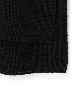 23区 【洗える】コットンポリエステルリリヤーン ニットベスト ネイビー系