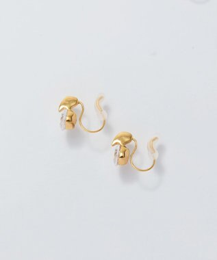 Phoebe 【痛くないシリーズ/金属アレルギー対応】スターリスビジューライトフィットイヤリング　ゴールド ゴールド