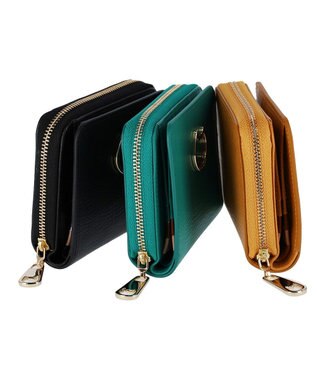 tsumori chisato CARRY ネコおこし ラウンドファスナー2つ折り財布 グリーン