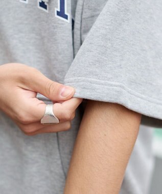 WEGO 【ユニセックス着用ITEM】カレッジロゴジップパーカー（SS） 杢グレー