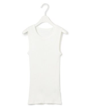 ICB 【洗える】オーガニックリブタンク オフホワイト系