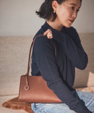 MORROW by thank 【石岡真実コラボ】NOAH ショルダーバッグ ダークブラウン