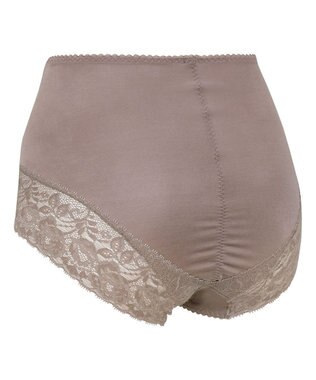 WACOAL 【美ショーツ】 はきこみ丈ふかめ おなか押さえ設計 オーガニックコットン混素材(本体) レディース PPG185 /ワコール ブラウン