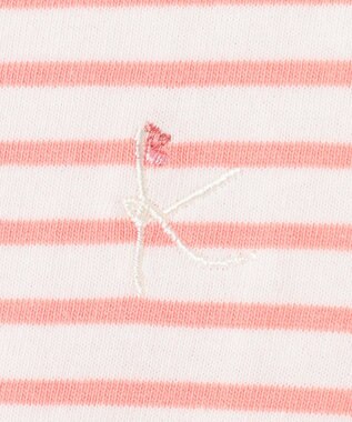 組曲 KIDS 【80-100㎝】マリンボーダー チュニック コーラル