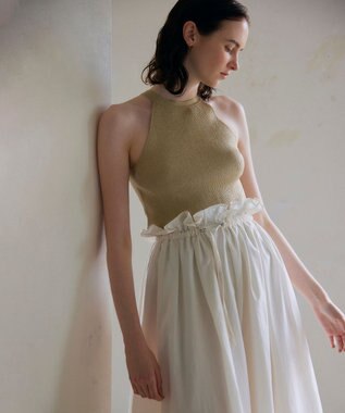 NAVE 【Nave・洗える】ドライタッサー スカート ホワイト系