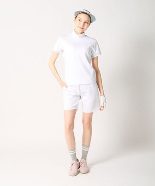 FILA GOLF／marie claire 【Marie claire sports】ライトダンボールニットショートパンツ ホワイト