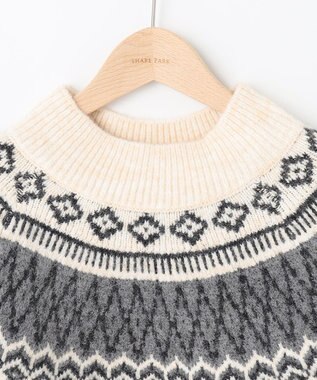 SHARE PARK LADIES ノルディックプルオーバー アイボリー系