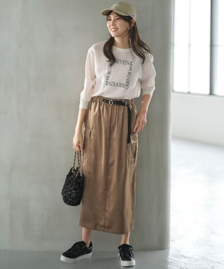 ANY SIS 【WEB・一部店舗限定】Championツイル キャップ ベージュ