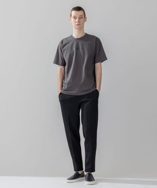 JOSEPH HOMME 【WEB・一部店舗限定】 ライトダブルジャージーロゴプリント　半袖Tシャツ グレー系