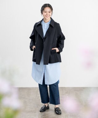 ONWARD Reuse Park 【UNFILO】コート春夏 ネイビー