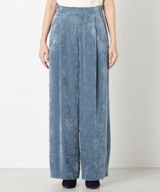 NAVE ブライトベロア パンツ ブルー系