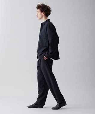 UNFILO MENS TENNEN TOUCH シャツアウター[23年春夏商品] ネイビー