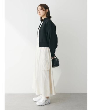 Green Parks ・ＳＵＧＡＲ　ＳＰＯＯＮ　ミリタリーフレアスカート Ivory