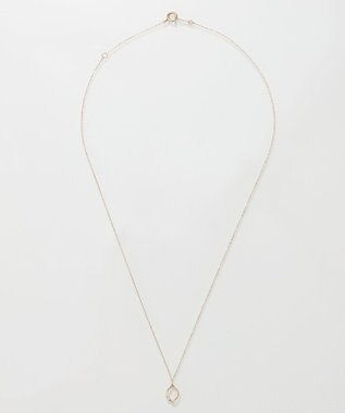 Phoebe 【K10】リーフィーダイヤモンドネックレス/全長:40cm ゴールド