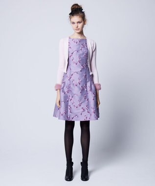 TOCCA 【洗える】RIBBON WALTZ ドレス ライラック系