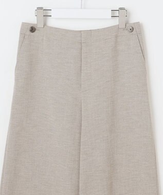 J.PRESS LADIES Shineシャンブレーツイル クロップド パンツ グレー系