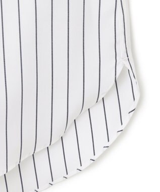 J.PRESS MEN 【WEB・一部店舗限定】【PREMIUM PLEATS / 形態安定】スーピマコットンホールドストライプ シャツ / ワイドカラー ネイビー系2