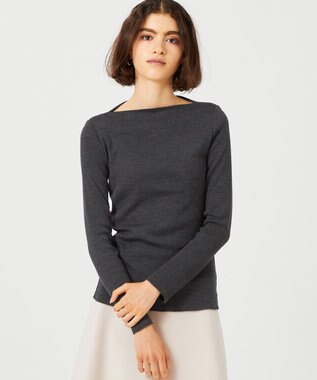 BEIGE， FORD / ボートネックトップス C.Gray
